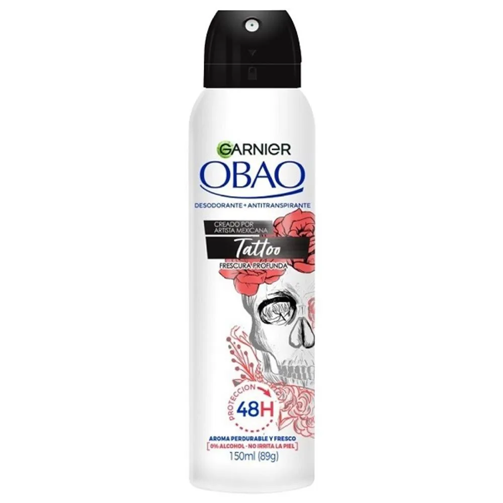 Desodorante Obao en Aerosol Tattoo 150ml