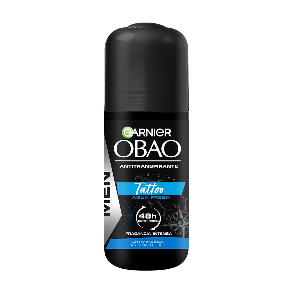 Desodorante Obao Roll-On Tattoo Aqua Fresh 65 g