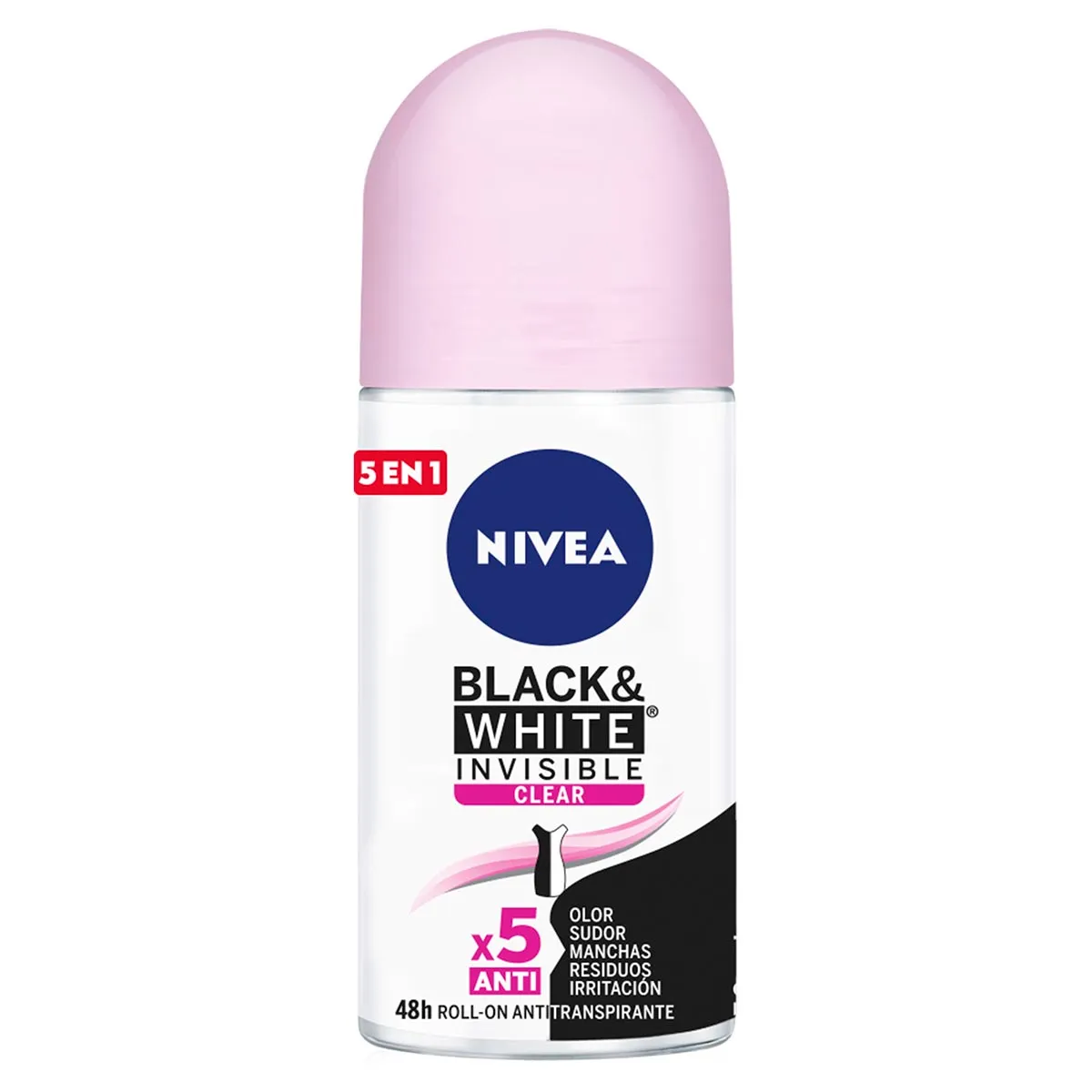 Desodorante Roll-On Nivea Invisible Clear 50 ml