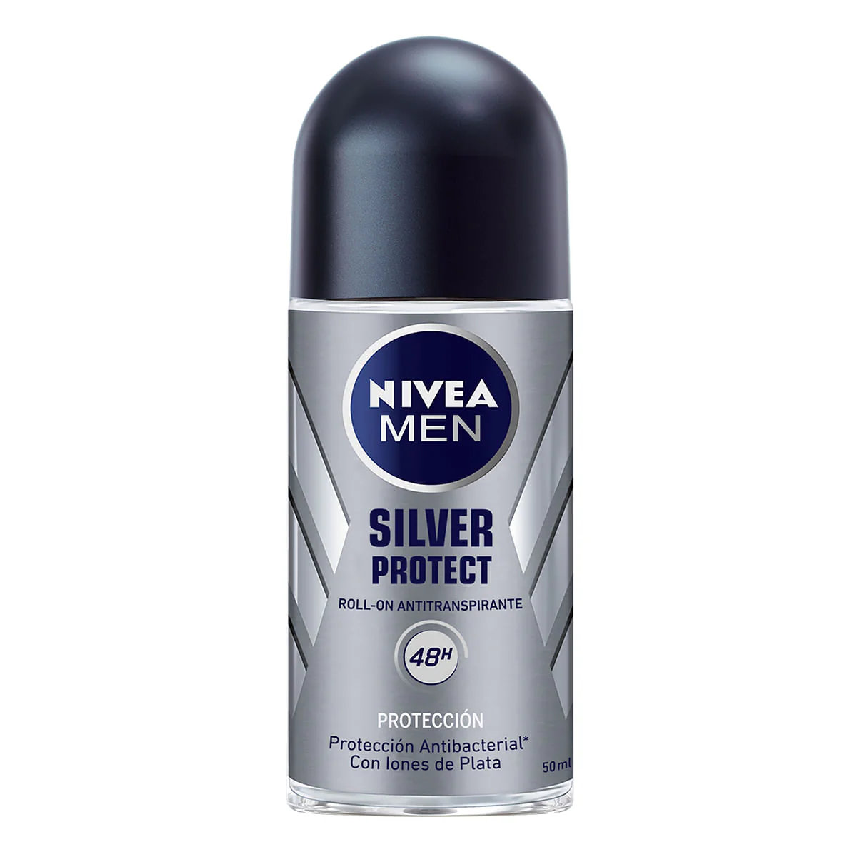 Desodorante Roll-On Nivea Men Silver Protect Antibacterial 50 ml
