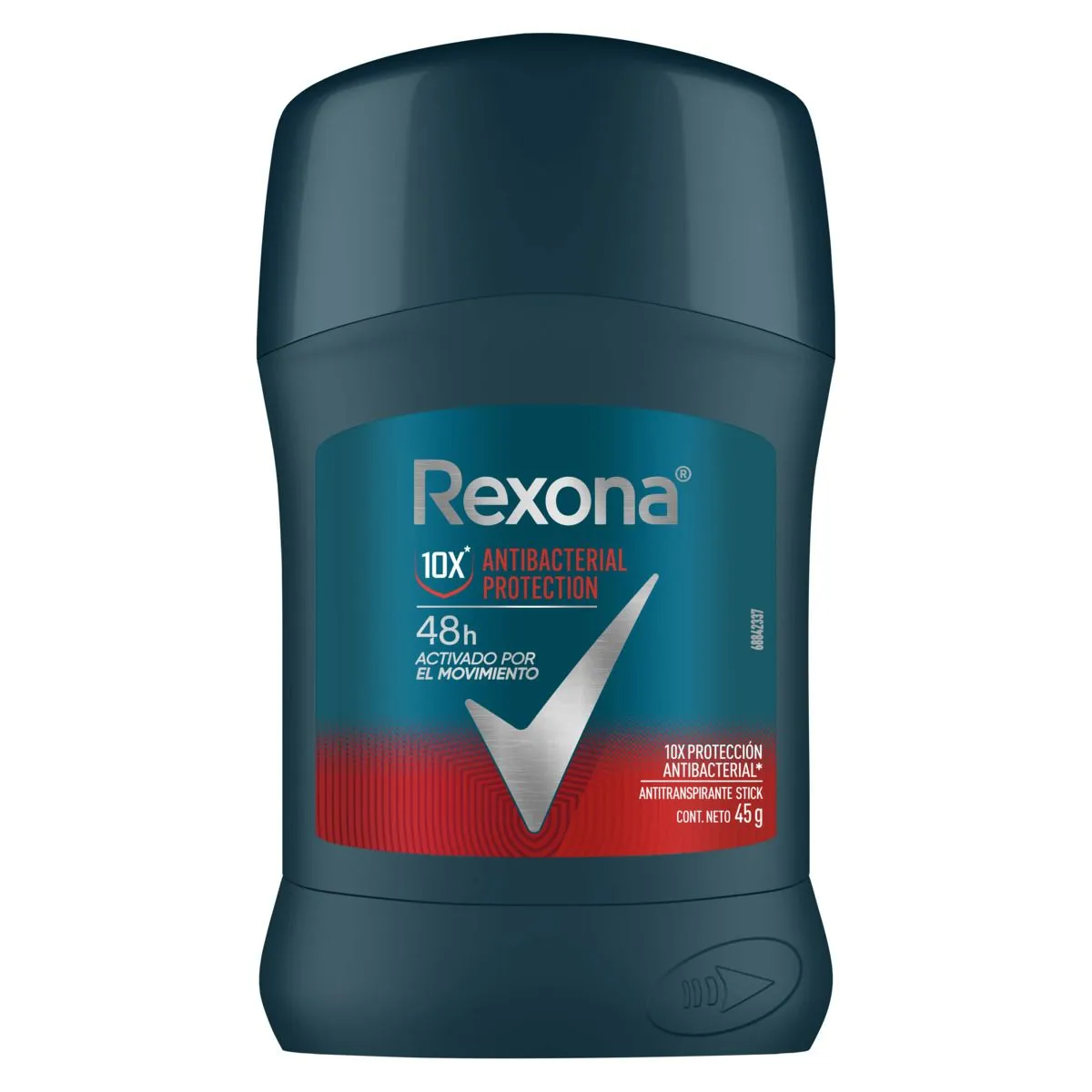 Antitranspirante en Barra Rexona Men Antibacterial Proteccion C/45 g