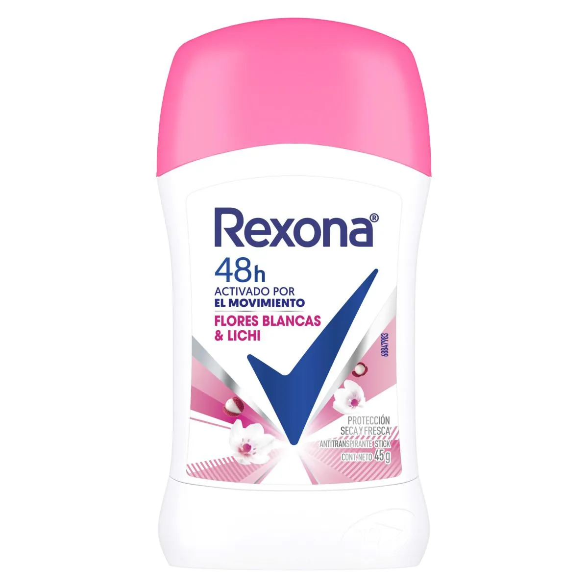 Antitranspirante en Barra Rexona Flores Blancas C/45 g