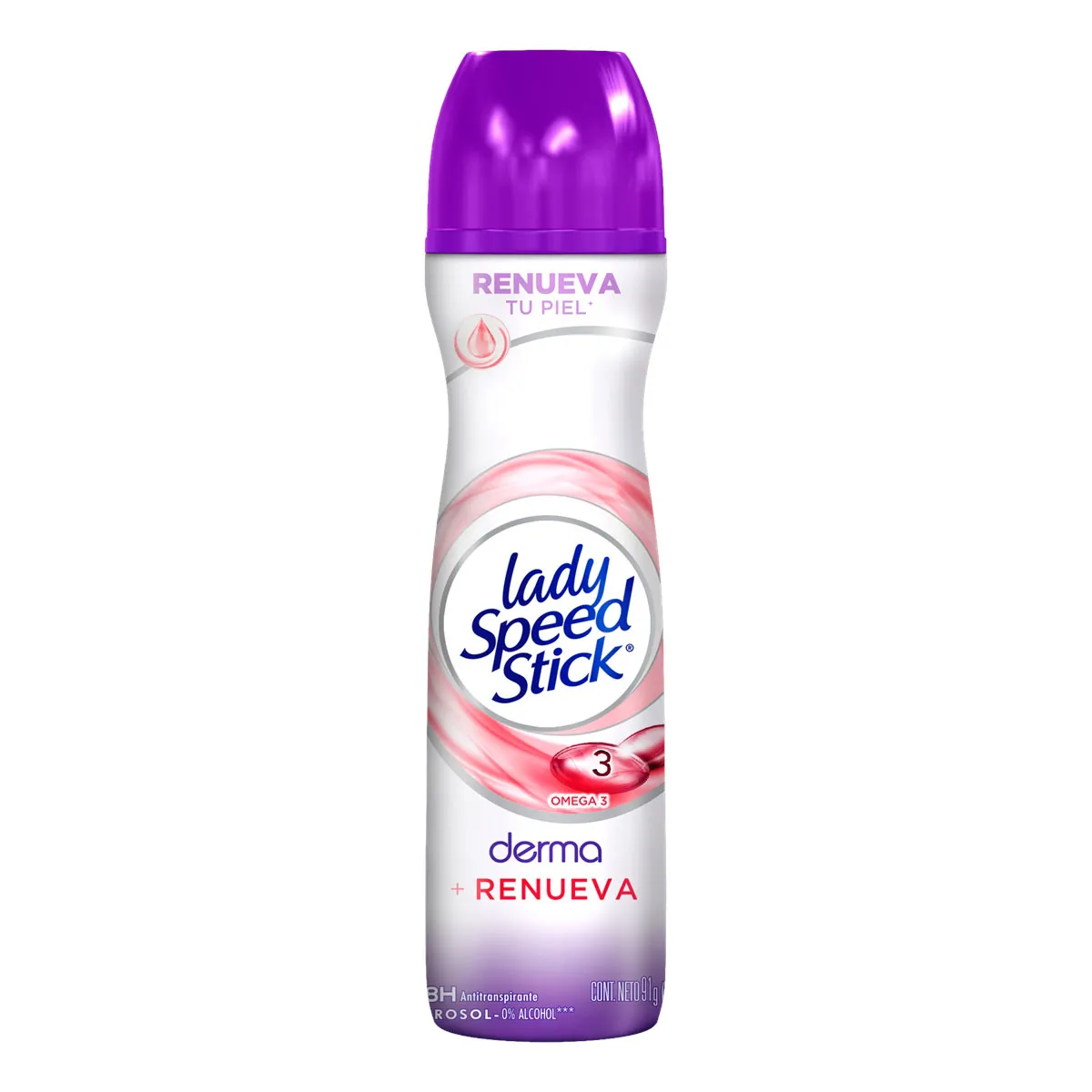 Antitranspirante en Aerosol Lady Speed Stick Derma + Omega 3 C/150 mL