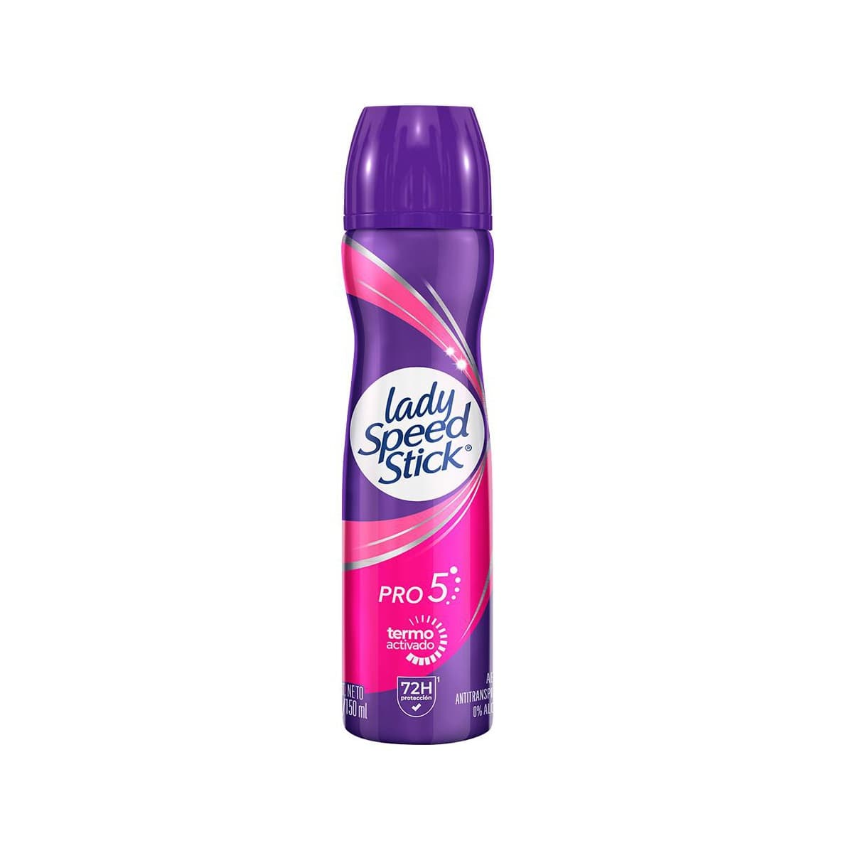 Antitranspirante en Aerosol Lady Speed Stick Pro 5 C/150 mL