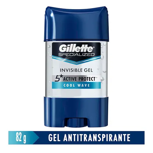 Desodorante Gillette en Gel Cool Wave C/82 g