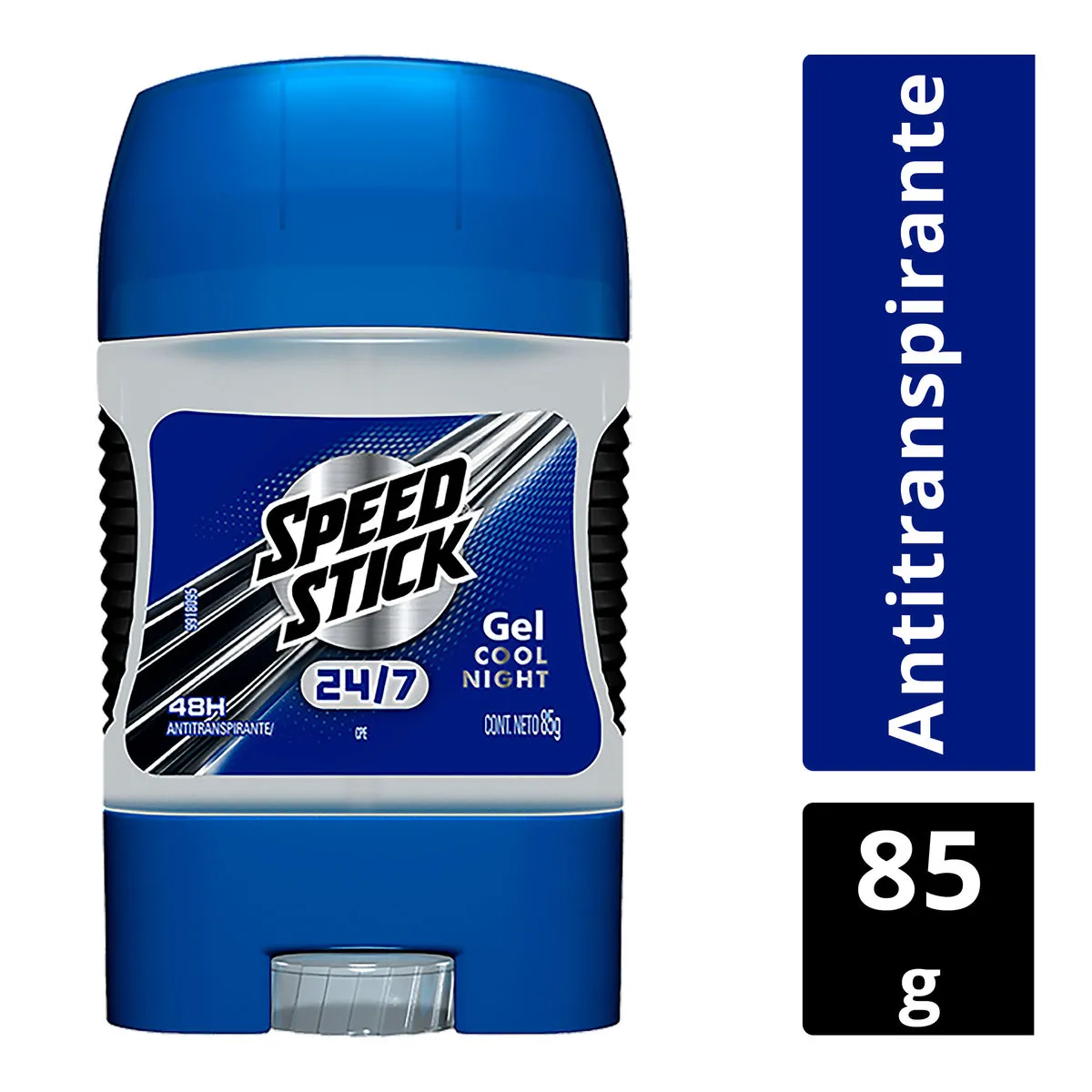 Antitranspirante en Gel Speed Stick Xtreme Night C/85 g