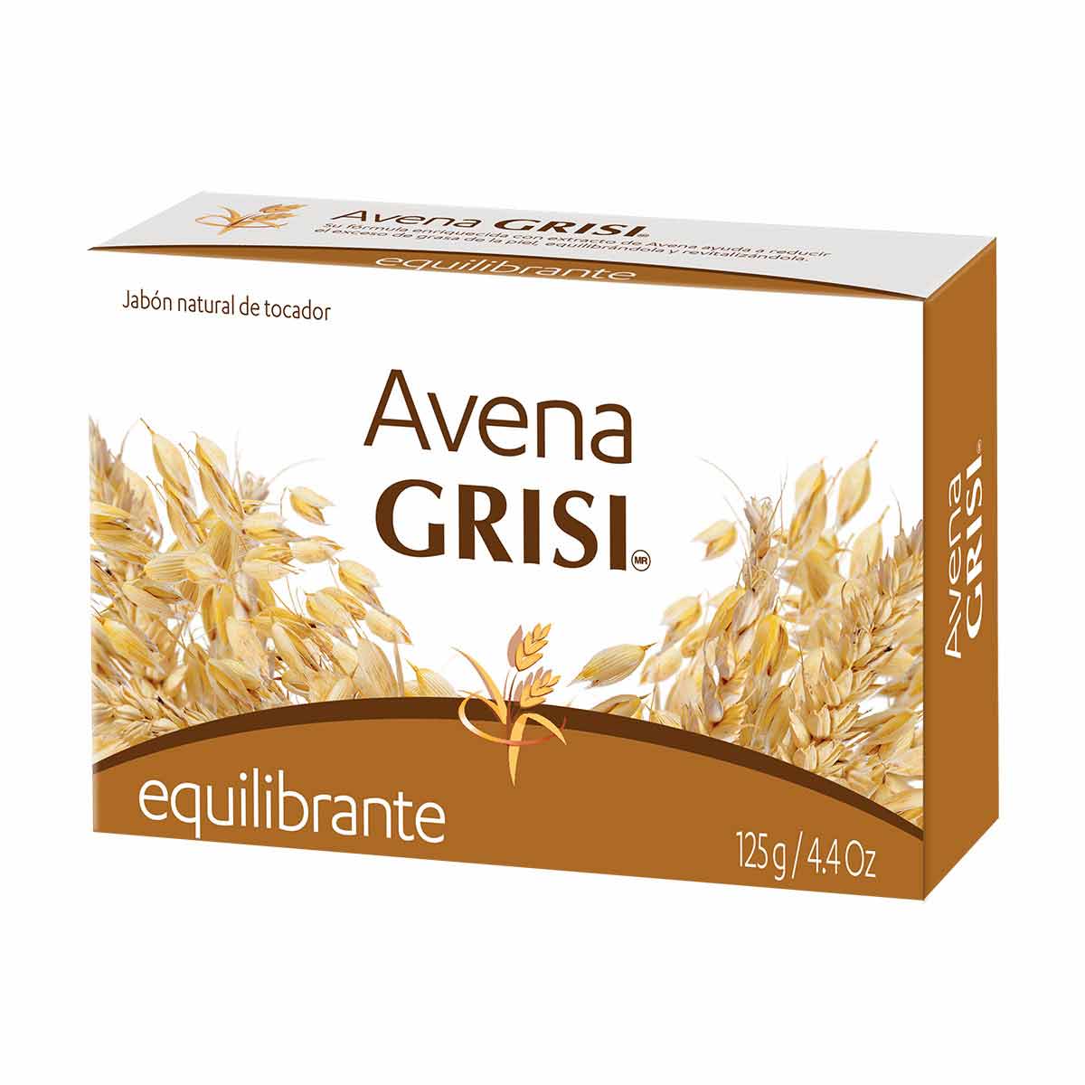 Jabón en barra Grisi Avena Equilibrante C/125 g