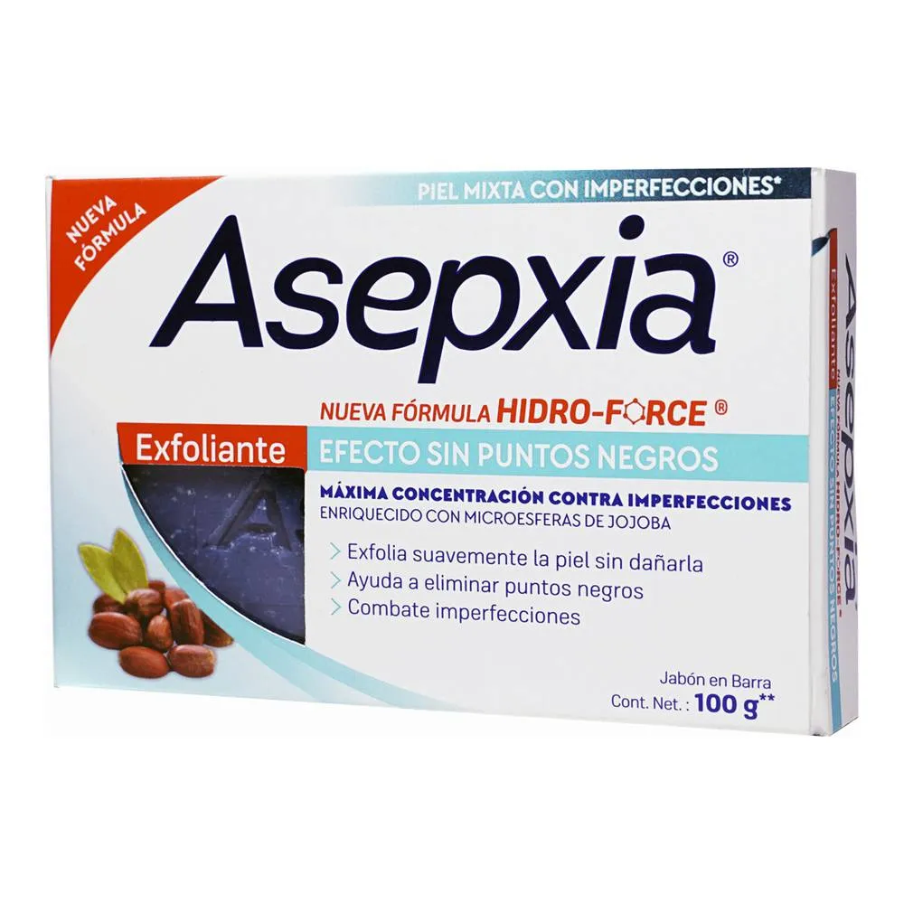 Jabón en Barra Asepxia Exfoliante C/100 g