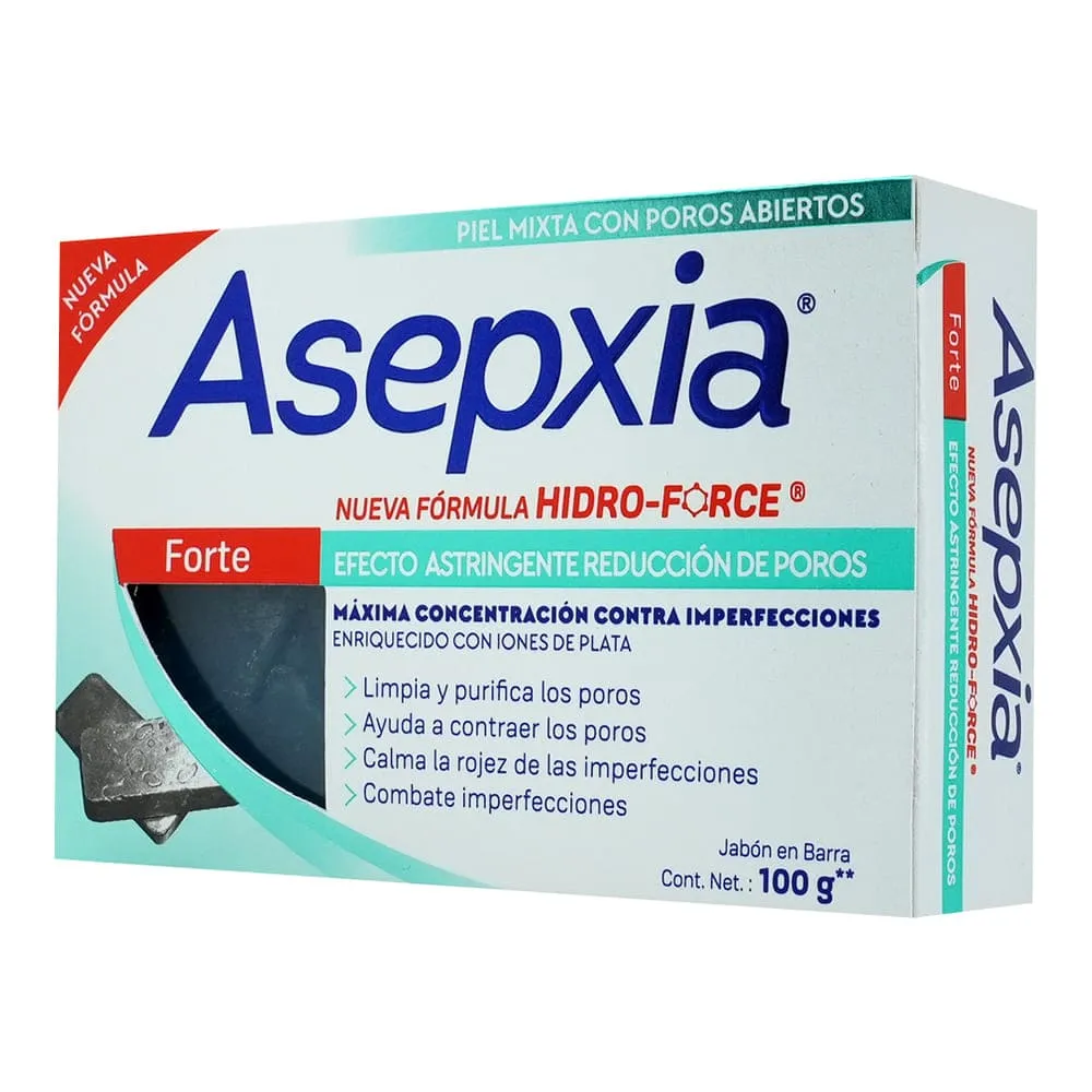 Jabón en Barra Asepxia Forte C/100 g