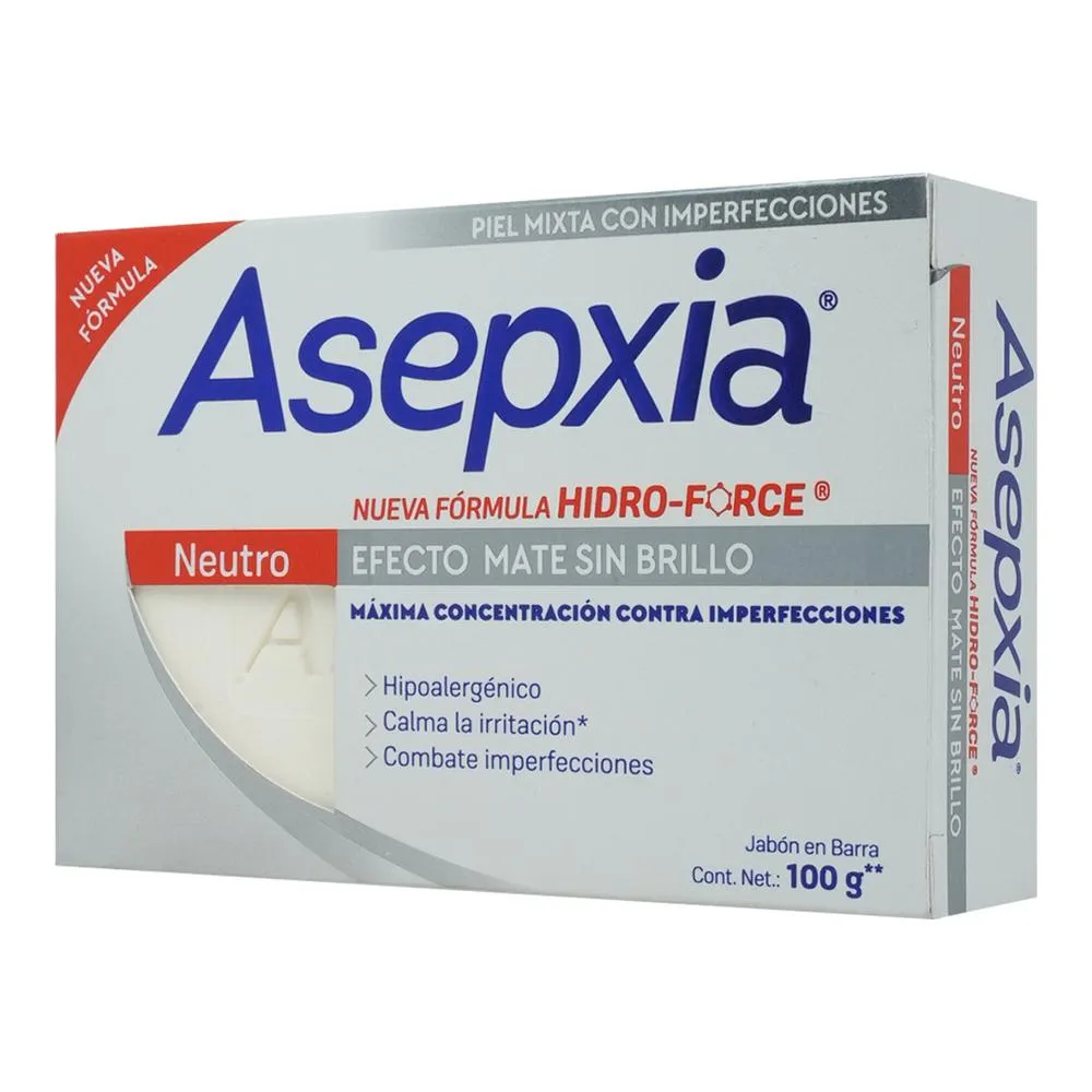 Jabón en Barra Asepxia Neutro C/100 g