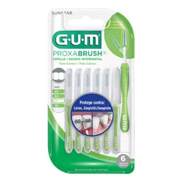 Cepillo interdental GUM Fino conico C/6 Escovas