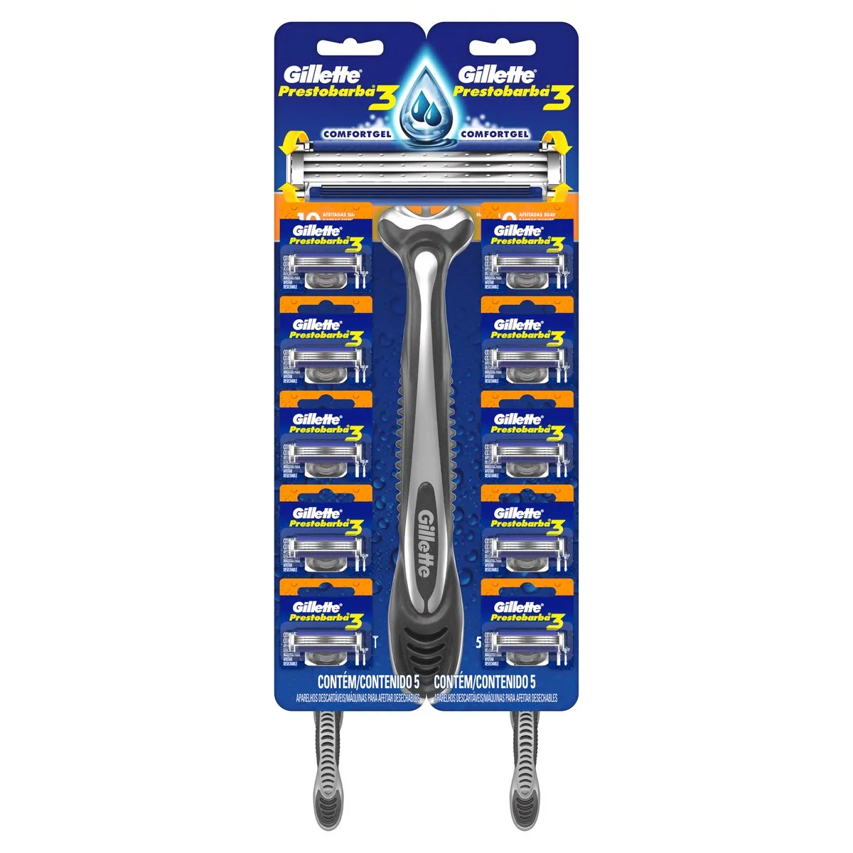 Máquina de Afeitar Gillette Prestobarba 3