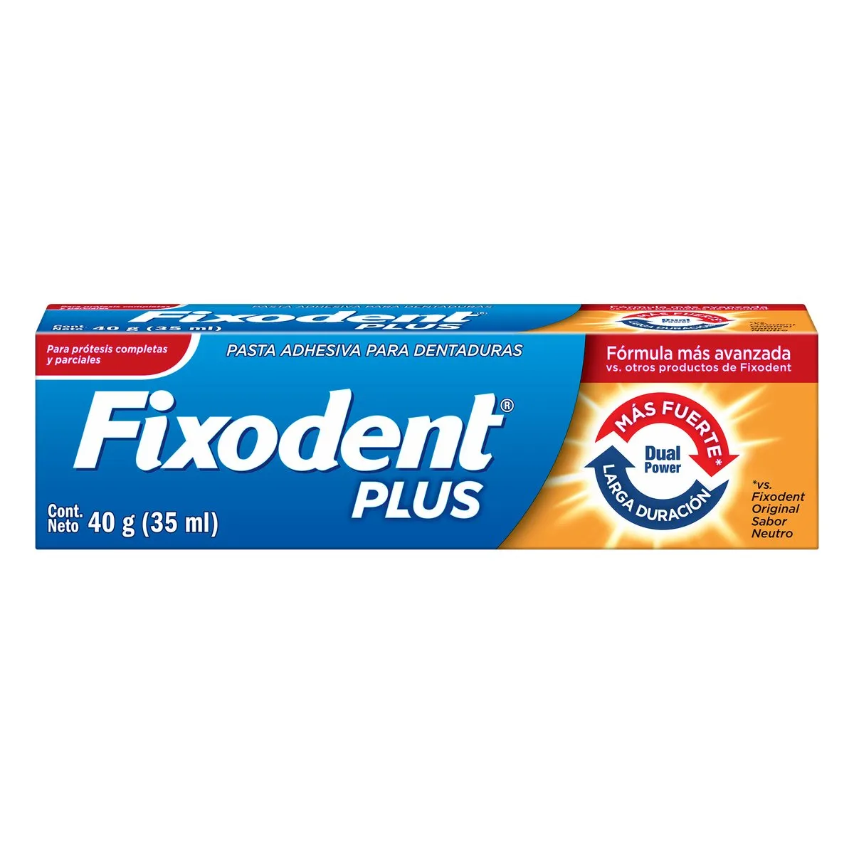Fixodent Plus C/40 mL pasta adhesiva