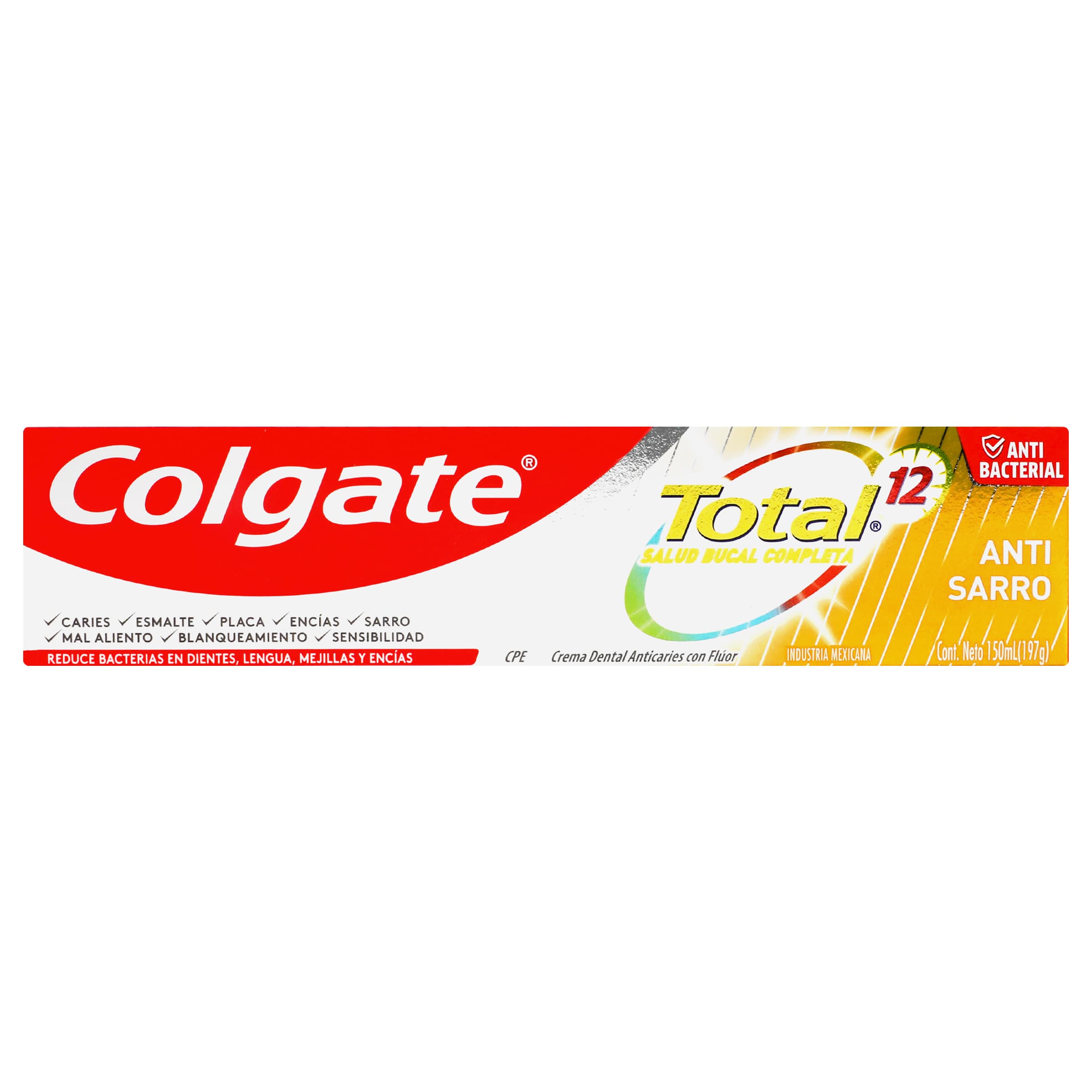 Pasta Dental Colgate Total 12 Anti Sarro C/150 ml