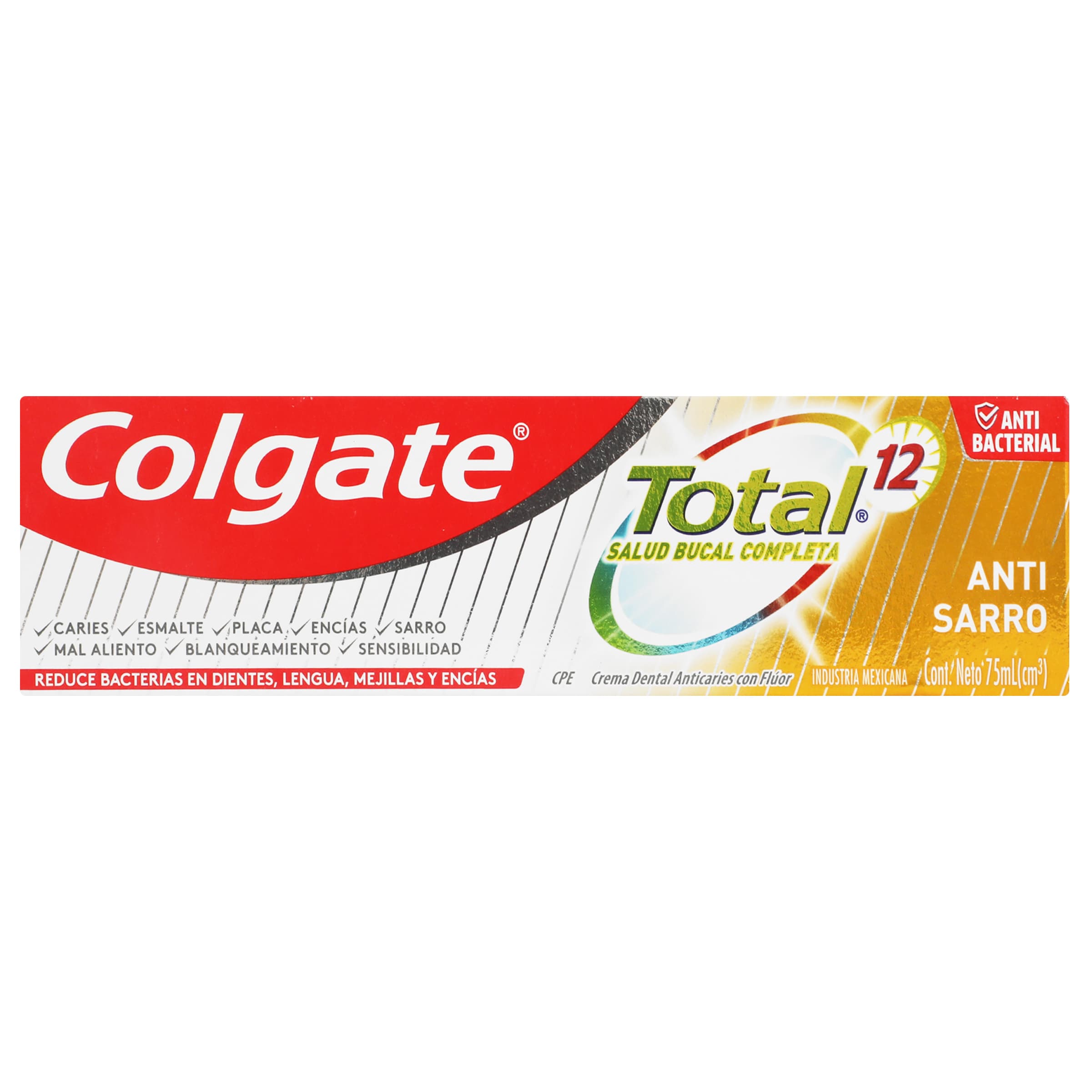 Pasta Dental Colgate Total 12 Anti Sarro C/75 ml