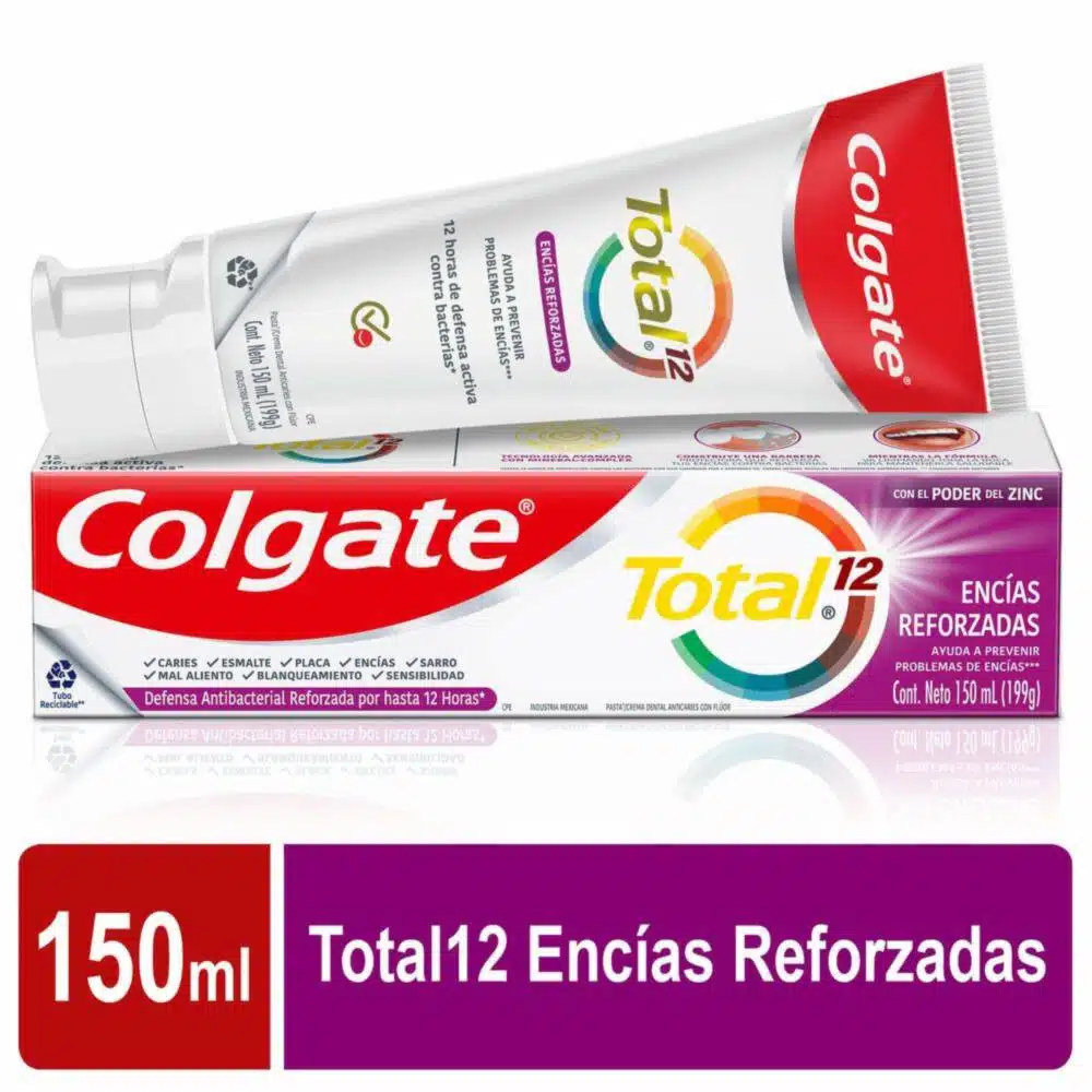 Pasta Dental Colgate Total 12 Encías Reforzadas C/150 mL