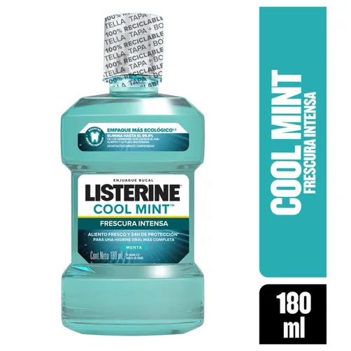 Enjuague Bucal Listerine Cool Mint Zero C/180 mL