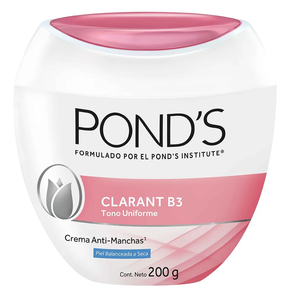 Crema Ponds Clarant B3 balanceado a seca C/200 g