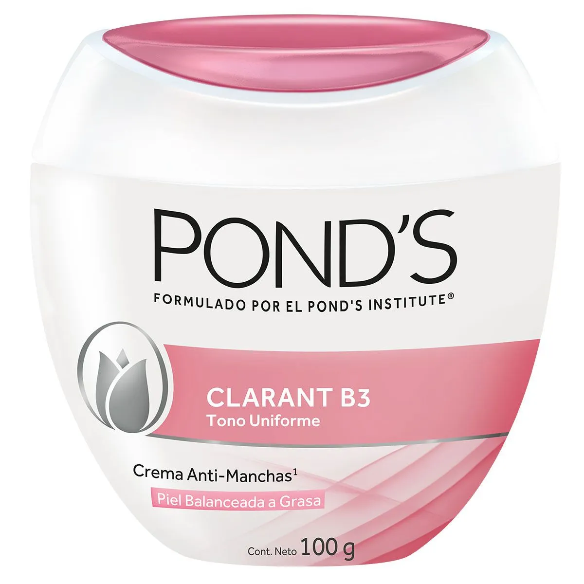 Crema Ponds Clarant B3 balanceado a grasa C/100 g