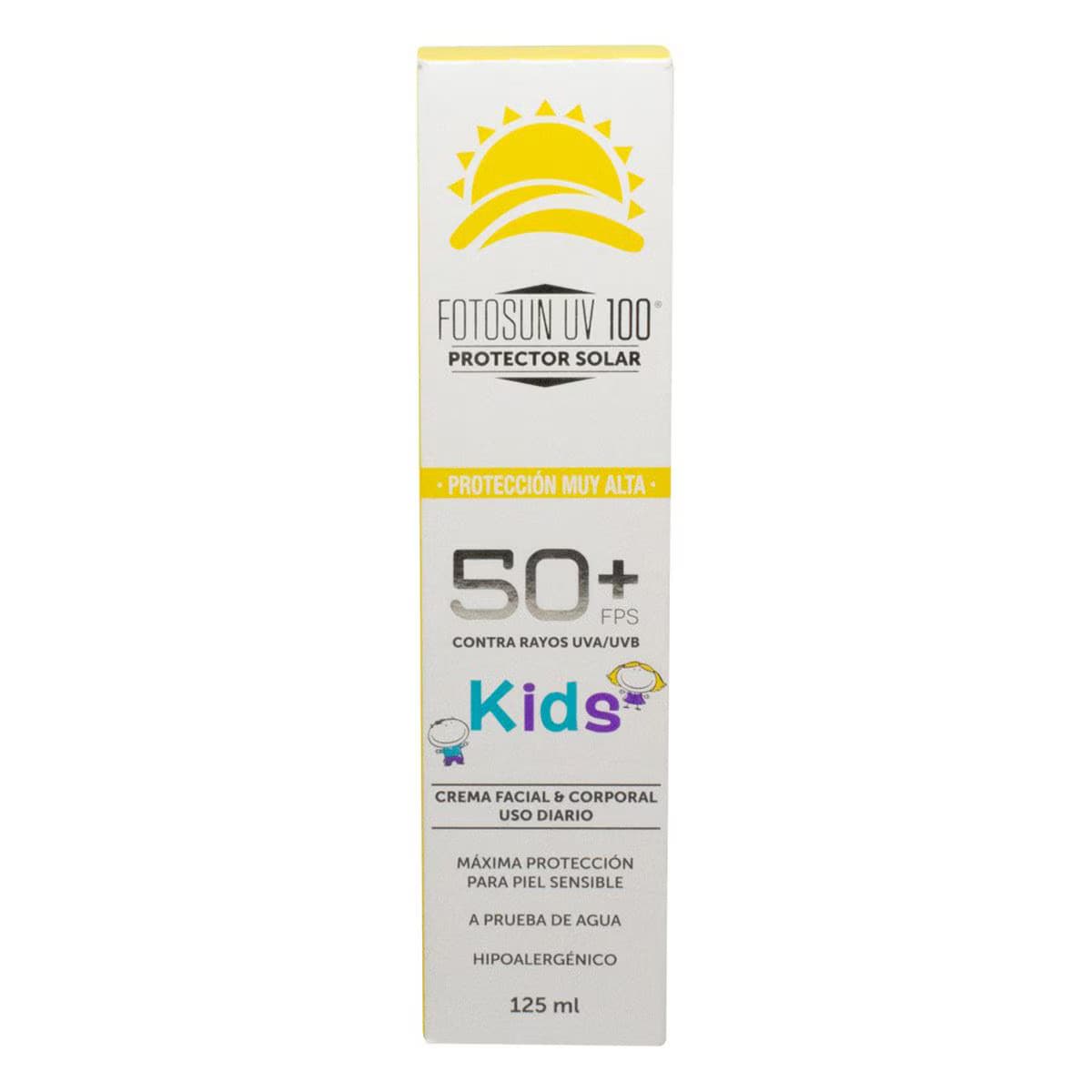 Bloqueador Fotosun Uv Kids FPS 50+ 125 Ml
