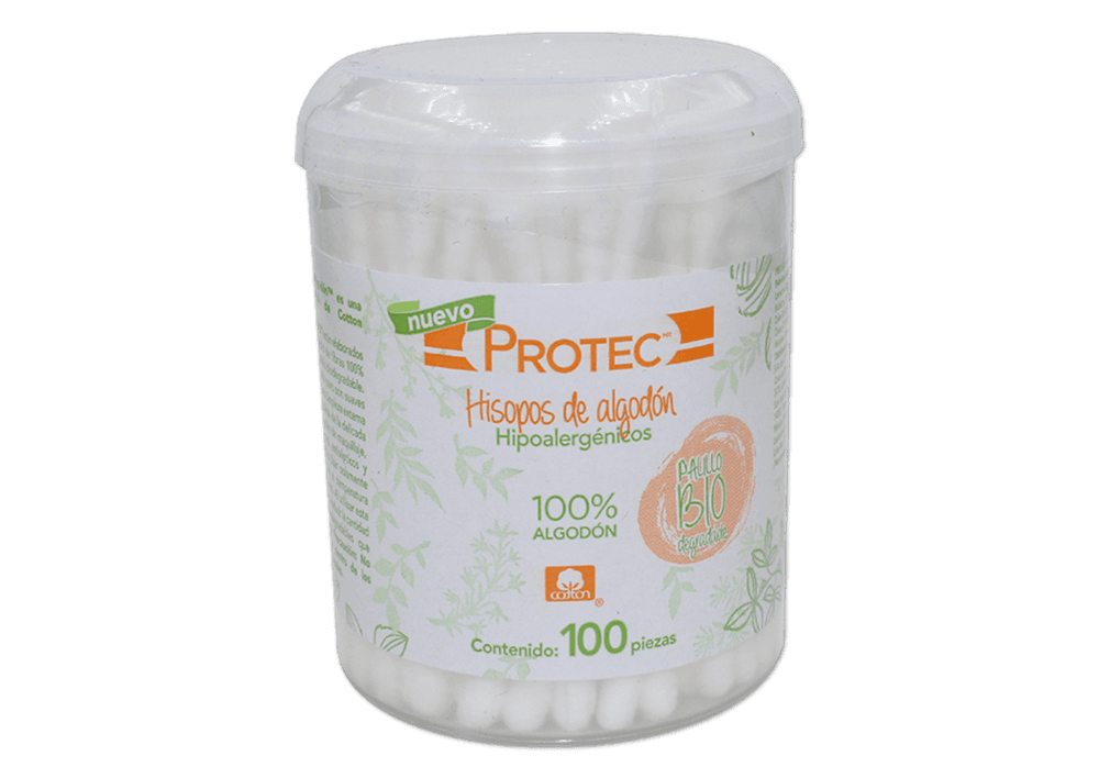 Hisopos en tarro PROTEC C/100 pzas