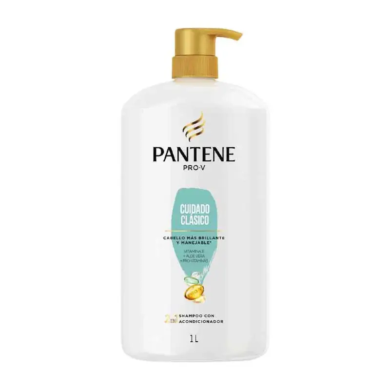 Shampoo 2 En 1 Cuidado Clasico Pantene 1 L