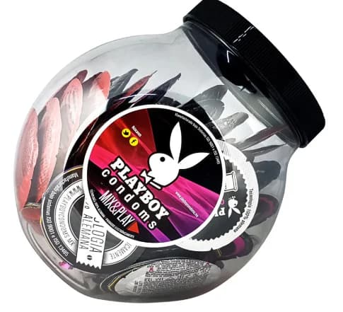 Pza de condon Play boy TEXTURIZADO