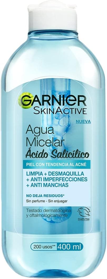 Agua Micelar Garnier Anti-Acné C/400 mL