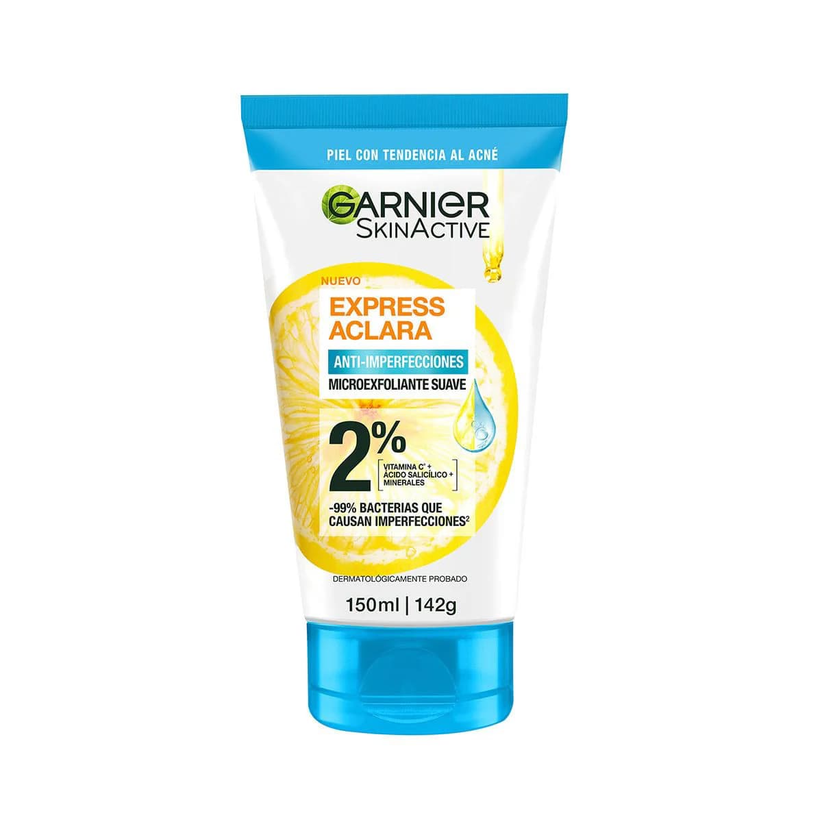 MICROEXFOLIANTE SUAVE GARNIER SKIN ACTIVE EXPRESS ACLARA C/150 ML