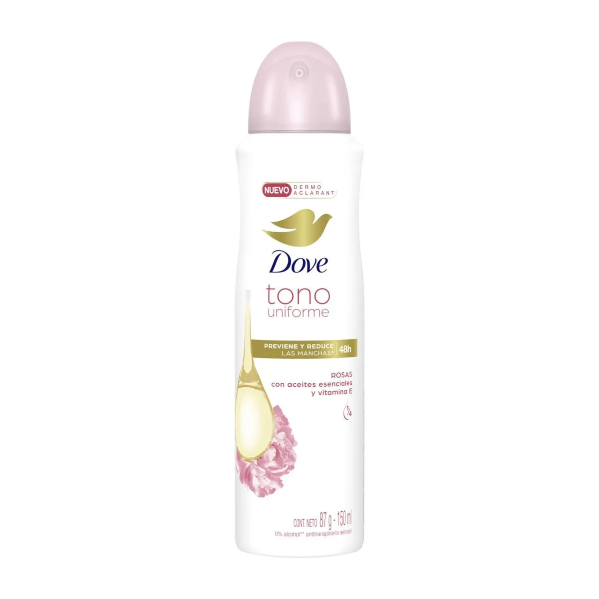 Antitranspirante en Aerosol Dove Dermo Aclarant 89 g