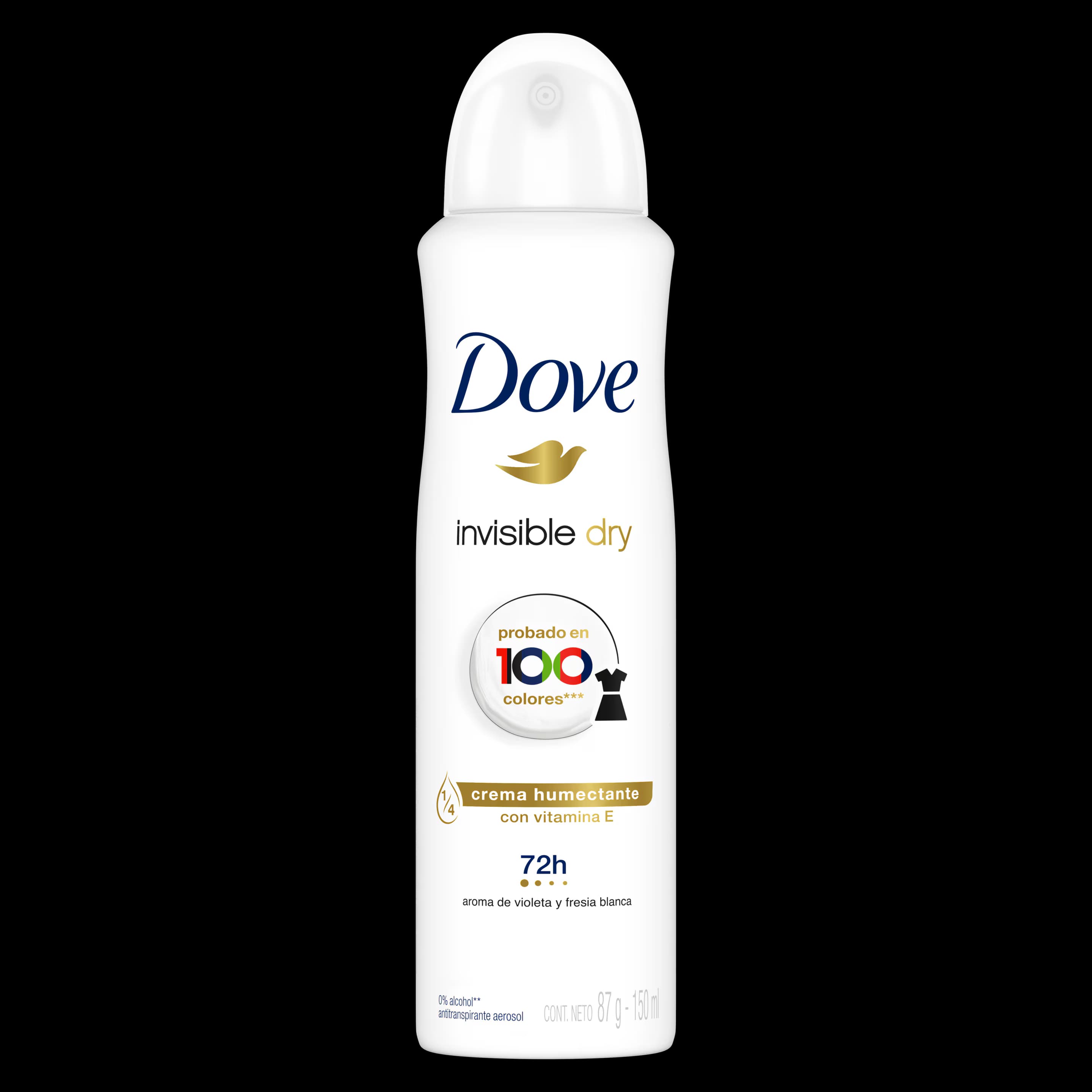 Antitranspirante en Aerosol Dove Invisible Dry 150 ml