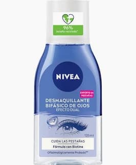 Desmaquillante Bifasico de ojos Nyvea C/125 mL