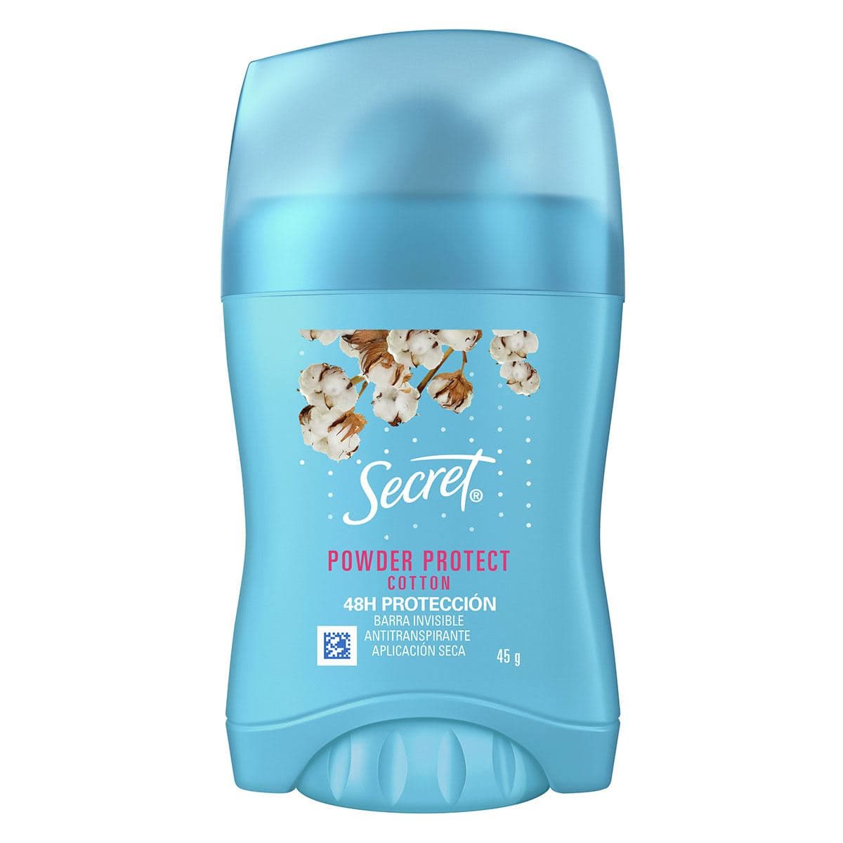 Desodorante en Barra Secret Cotton Powder Protection C/45 g