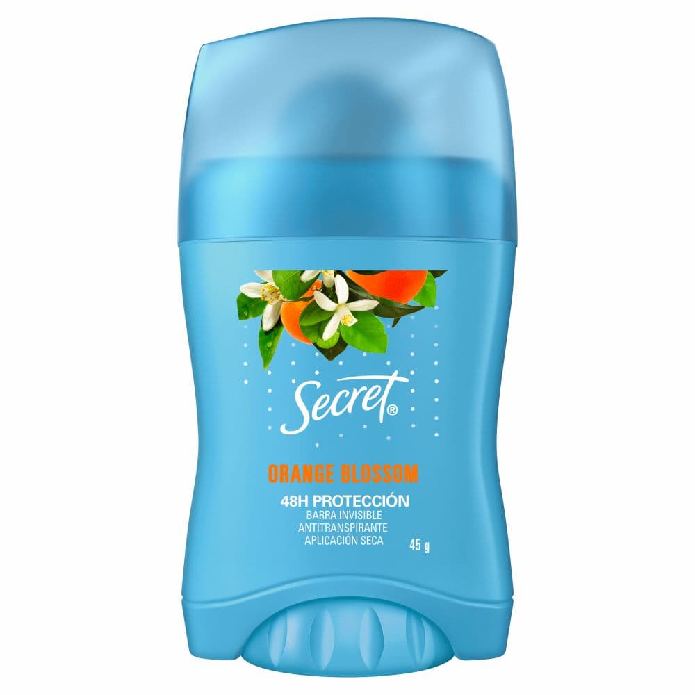 Antitranspirante en Barra Secret Orange Blossom Invisible 45g