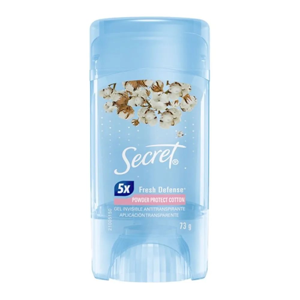 Antitranspirante en Gel Secret Cotton Powder Protect C/73 g