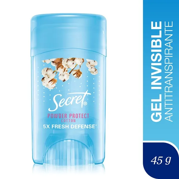 Antitranspirante en Gel Secret Cotton Powder Protect C/45 g