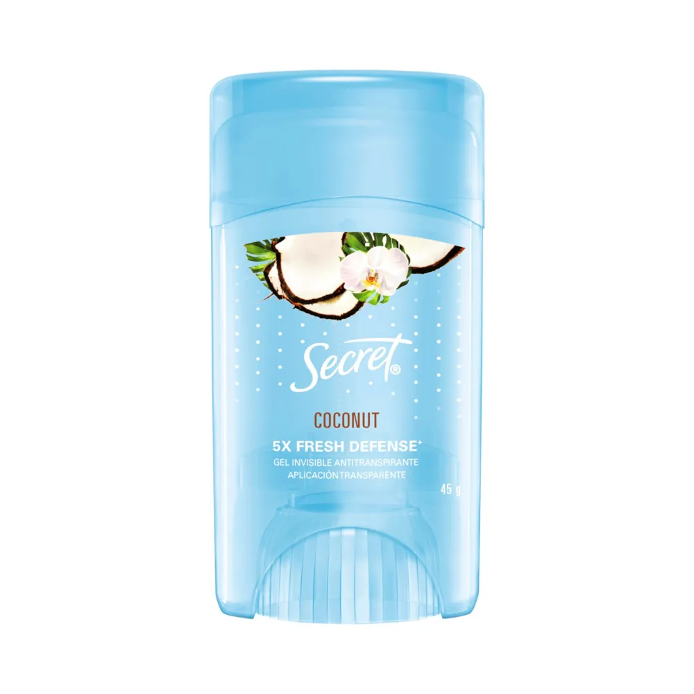 Antitranspirante en Gel Secret Coconut 45 G