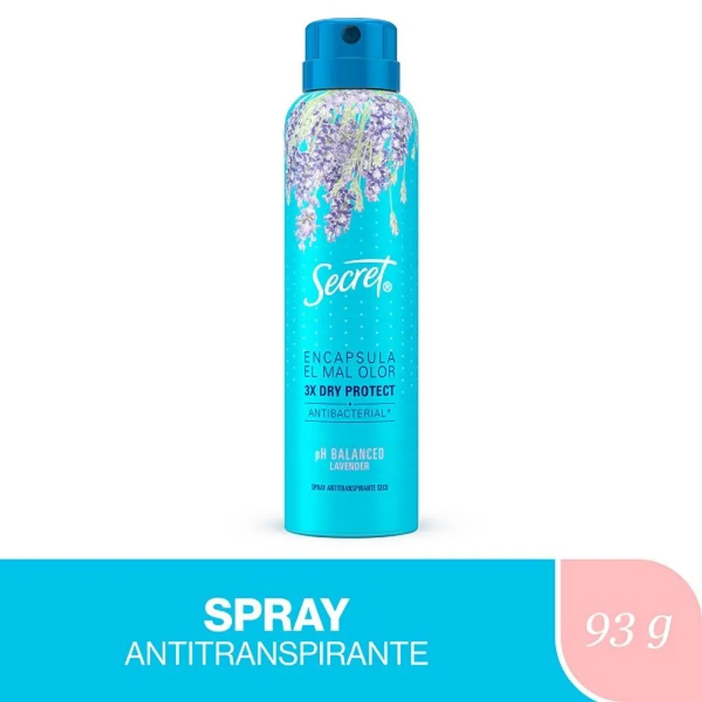 Antitranspirante en Aerosol Secret pH Balanced 150 ml