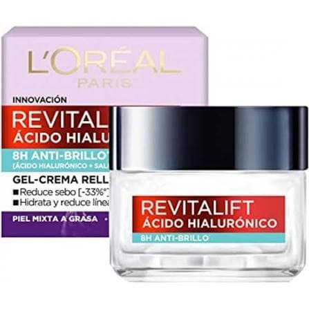 CREMA REVITALIFT ACIDO HIALURONICO ANTI BRILLO LOREAL C/50 ML