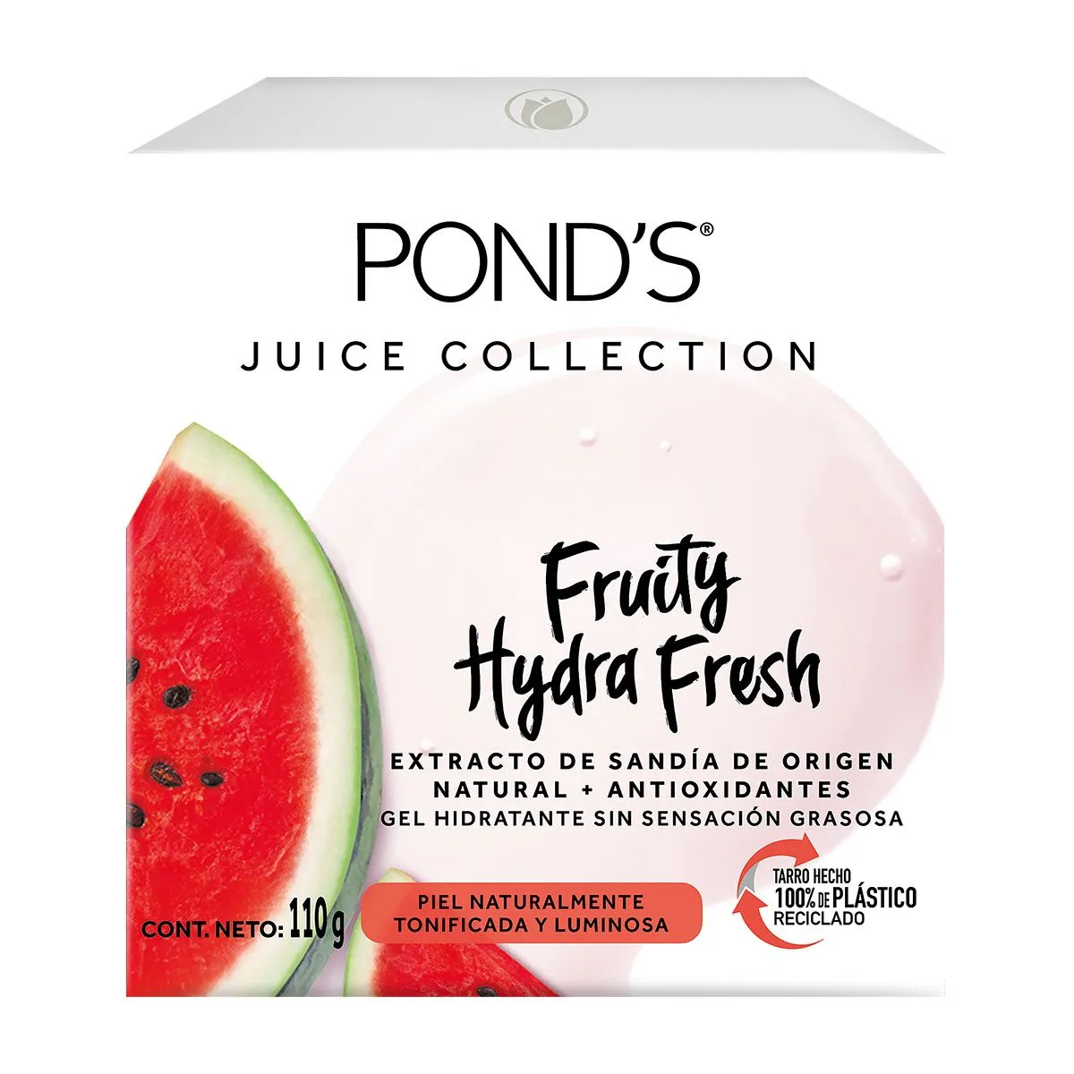 Gel Hidratante Ponds Fruity Sandía Frasco 110 G