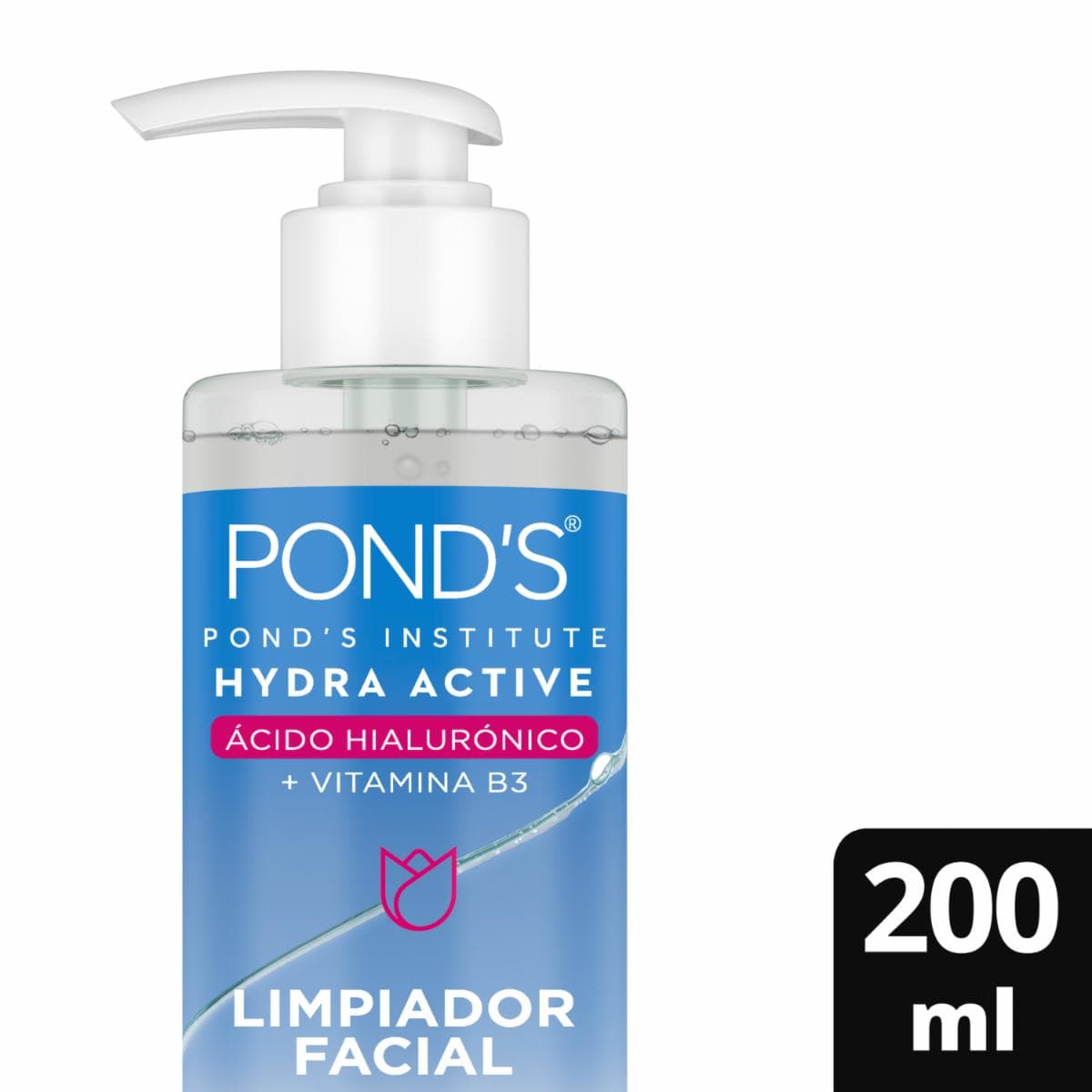 Limpiador Ponds Facial Hydra Active 200 mL