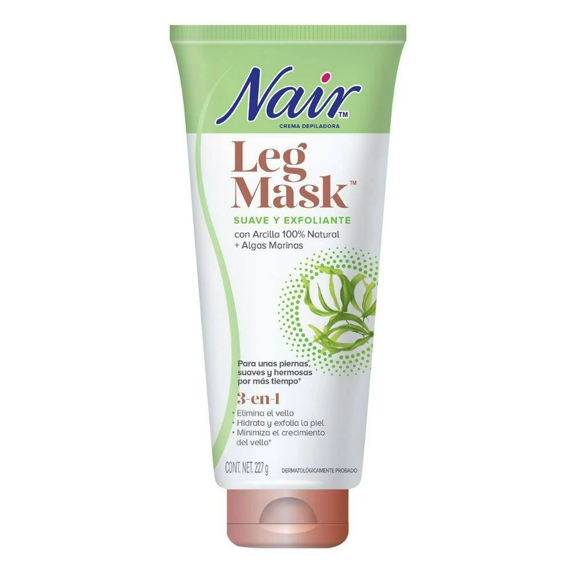 Crema Depiladora Nair Leg Mask Algas Marinas C/227 g
