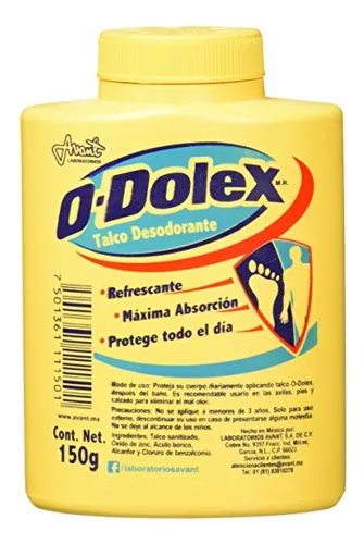 Talco Desodorante O-Dolex Original C/150 g