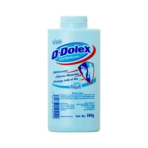 Talco Desodorante O-Dolex Fresh C/300 g