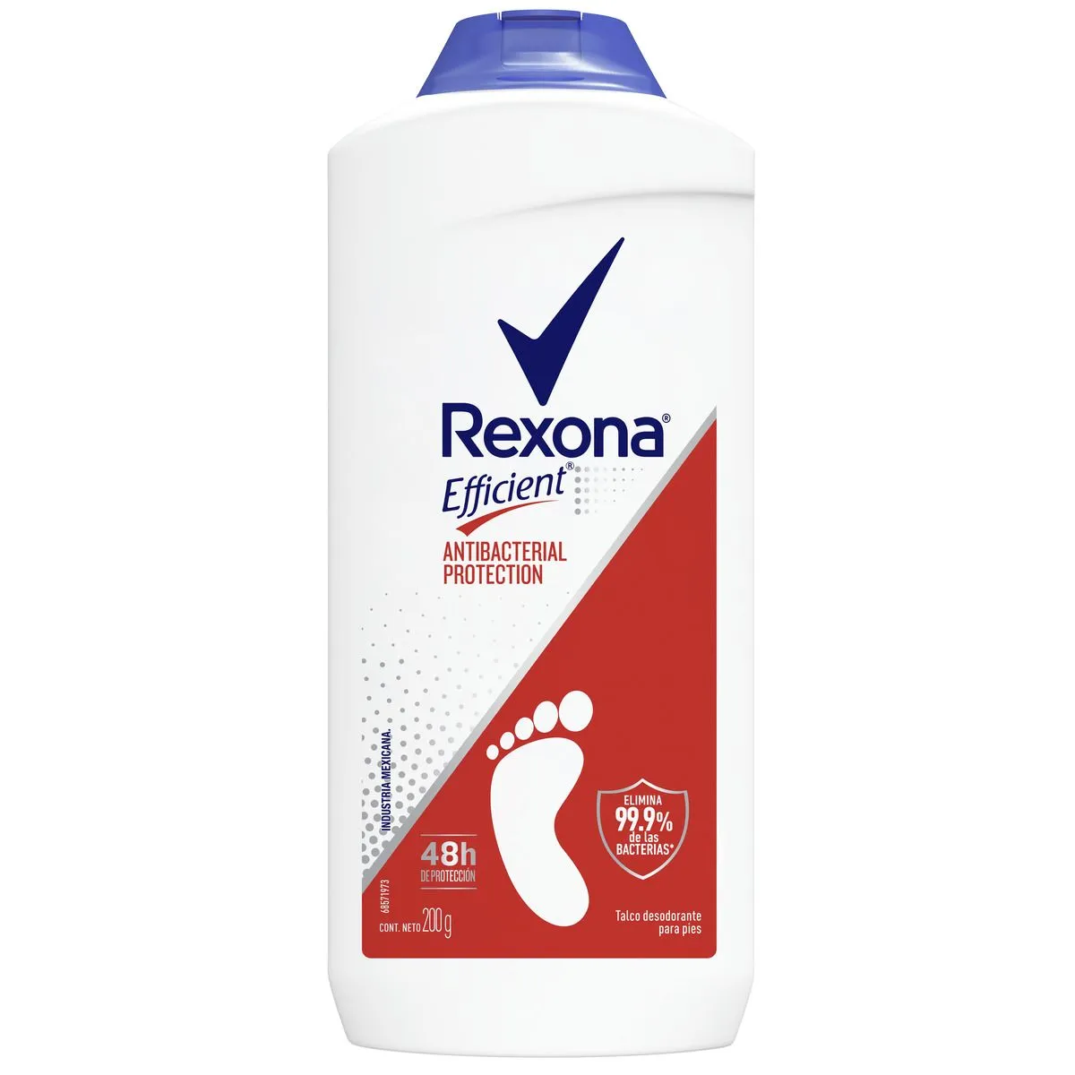 Talco Rexona Efficient Antibacterial Protection C/200 g