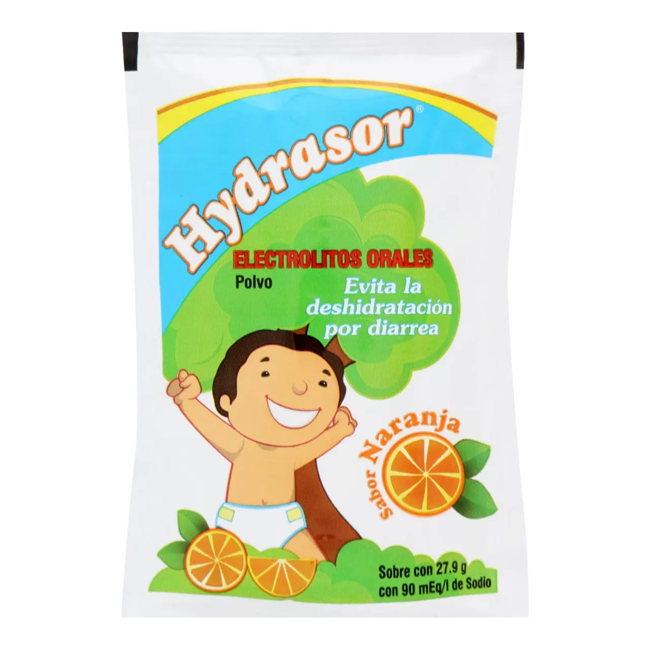 Electrolitos en Polvo Hydrasor Naranja C/1 pza