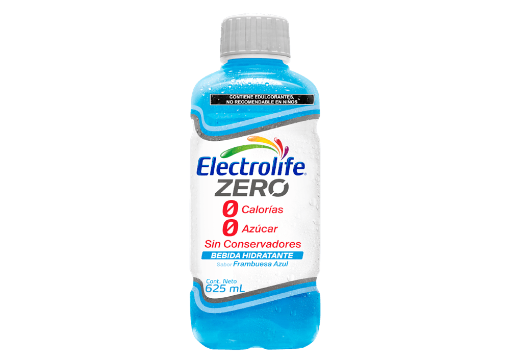 Electrolife Zero Frambuesa Azul C/625 mL
