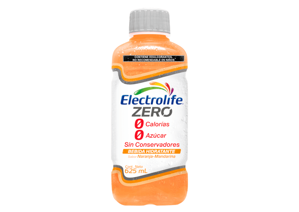 Electrolife Zero Naranja-Mandarina C/625 mL