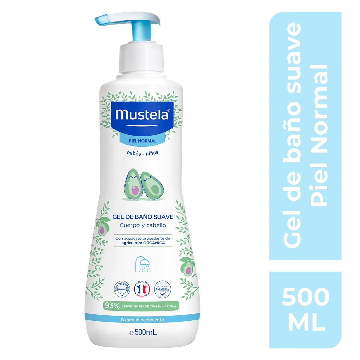 Gel de baño Suave Mustela C/500 mL