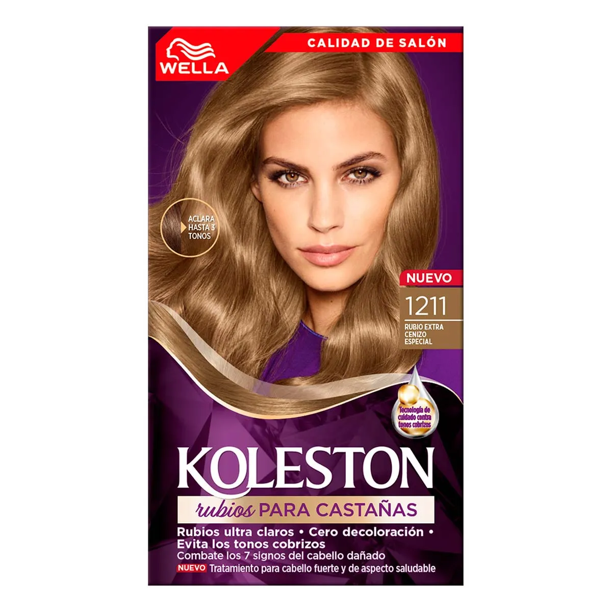 Tinte Koleston 1211 rubio extra cenizo